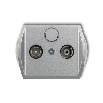 KARLIK TREND 7G6K  Gniazdo abonenckie RTV końcowego w szeregu gniazd przelotowych 6dB