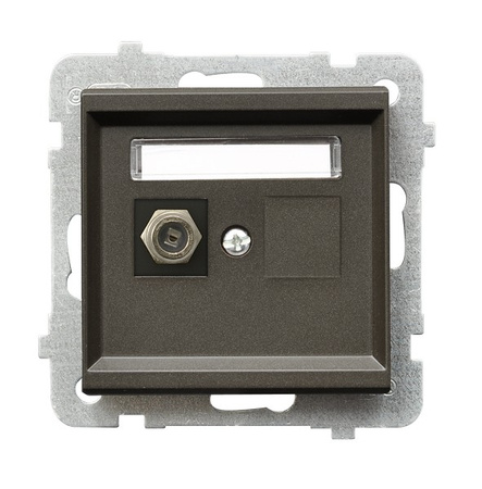 OSPEL SONATA GPA-1RF/m/40 Gniazdo antenowe typu F pojedyncze