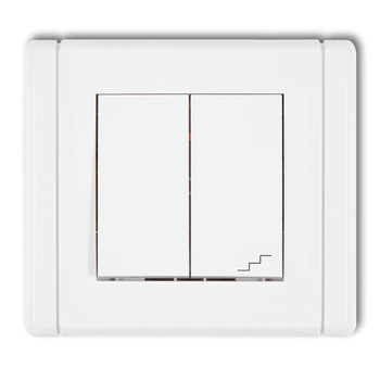 KARLIK FLEXI FWP-10.1 Łącznik jednobiegunowy ze schodowym (wspólne zasilanie)