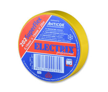 Electrix 202 0,19mm x 19mm x 20m żółta