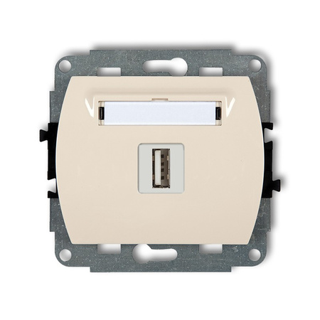 KARLIK TREND 1GUSB-5  Gniazdo pojedyńcze  USB A-A 3.0