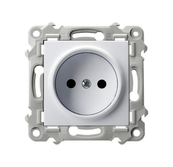 OSPEL SZAFIR GP-1Z/m/00 Gniazdo pojedyncze biały