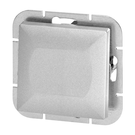 Przycisk dzwonek p/t Pearl, 10A, 250V, WP-6/7P, srebrny