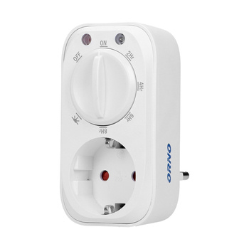 Programator czasowy mechaniczny z czujnikiem zmierzchu, Schuko, 16A/230A