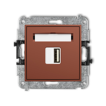 KARLIK MINI 63MCUSB-1 Mechanizm ładowarki USB pojedynczej USB A, 5W max., 5V, 1A