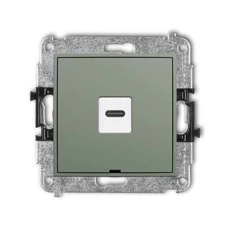 KARLIK MINI 61MGUSBBO-7 Mechanizm gniazda pojedynczego 1xUSB C-C, bez pola opisowego