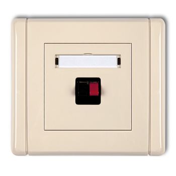 KARLIK FLEXI 1FGG-1  Gniazdo głośnikowe pojedyncze