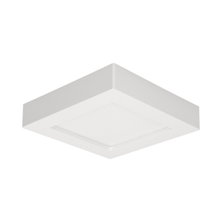 LETI LED 12W, oprawa downlight, natynkowa, kwadratowa, 860lm, 4000K, biała, wbudowany zasilacz LED