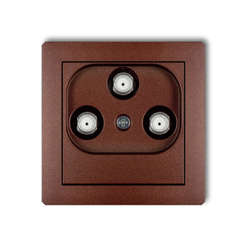 KARLIK DECO 9DGMV  Gniazdo multimedialne 3F DATA (Vectra)