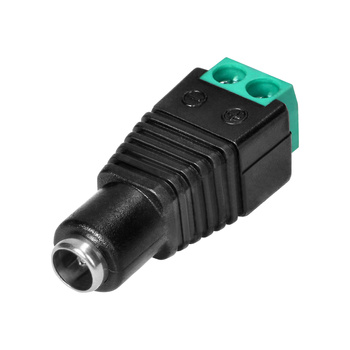 Gniazdo DC ze złączem do szybkiego montażu taśm LED mono