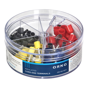 Zestaw tulejek 100 szt. 50-4mm² ; 20 - 6mm²; 20 - 10mm² ; 10 - 16mm²