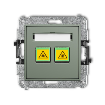 KARLIK ICON 61IGOP-2 Mechanizm gniazda światłowodowego/optycznego podwójnego