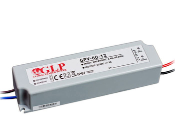 Zasilacz GPV-60-12 5A 60W 12V IP67