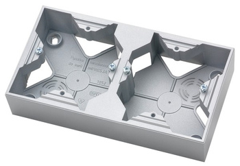 OSPEL IMPRESJA PNP-2Y/18 Puszka instalacyjna podwójna biały