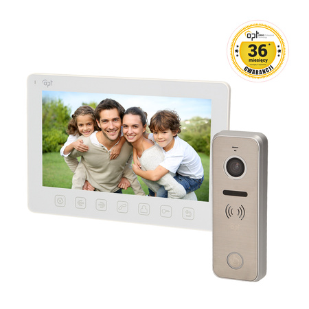 Zestaw wideodomofonowy EXEDRA 7", biały