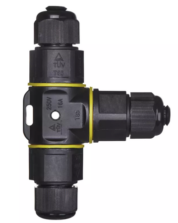 MUFA KONEKTOR KABLOWY ZŁĄCZE T TRÓJNIK IP68 3x 2,5