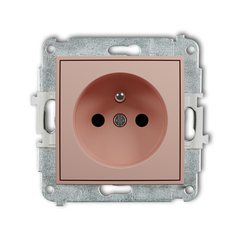 KARLIK ICON 62IGP-1zp Mechanizm gniazda pojedynczego z uziemieniem 2P+Z (przesłony torów prądowych)