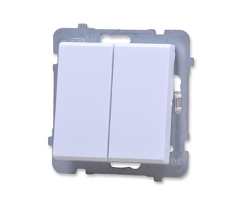 OSPEL SONATA ŁP-10R/m/00 ŁĄCZNIK SCHODOWY  PODWÓJNY biały