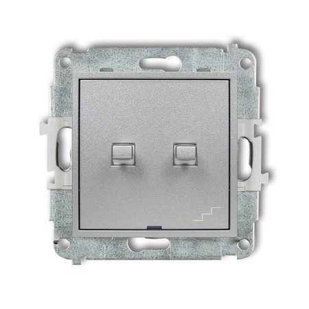 KARLIK ICON 7IWPUS-10.2 Łącznik jednobiegunowy  ze schodowym (osobne zasilanie) w  stylu amerykańskim