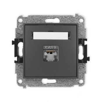 KARLIK MINI 28MGK-1e  Gniazdo komputerowe pojedyńcze  1xRJ45