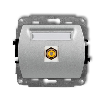 KARLIK TREND 7GRCA-1  Gniazdo pojedyńcze  RCA (typu cinch - żółty