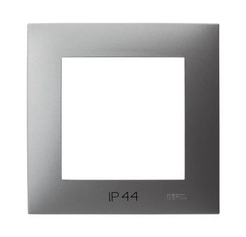 OSPEL SZAFIR RH-1Z/70 Ramka pojedyncza do łączników IP-44 szary