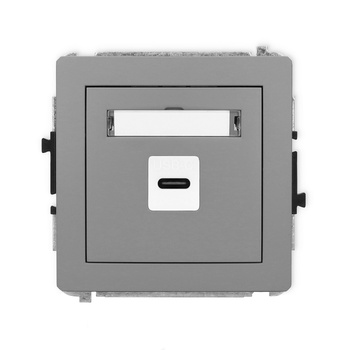 KARLIK DECO 27DGUSB-7  Gniazdo pojedyńcze  1xUSB C-C