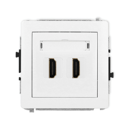 KARLIK DECO DHDMI-4 Gniazdo podwójne HDMI 2.0