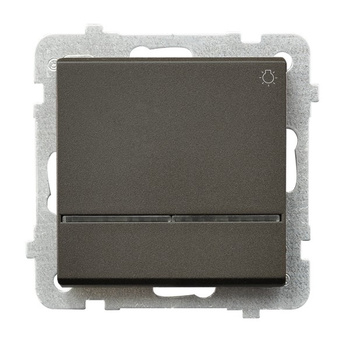 OSPEL SONATA ŁP-5RS/m/40 Łącznik zwierny "światło" z podświetleniem