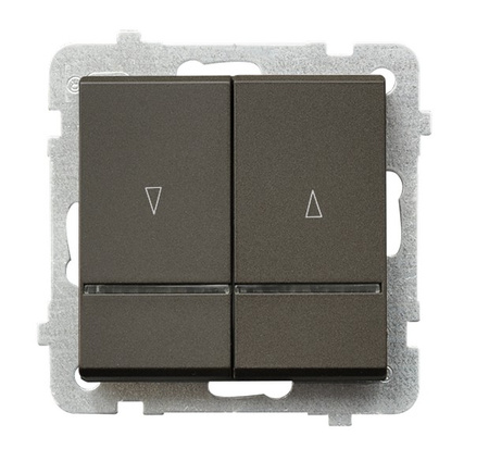 OSPEL SONATA ŁP-7RS/m/40 Łącznik żaluzjowy, zwierny, podświetlany