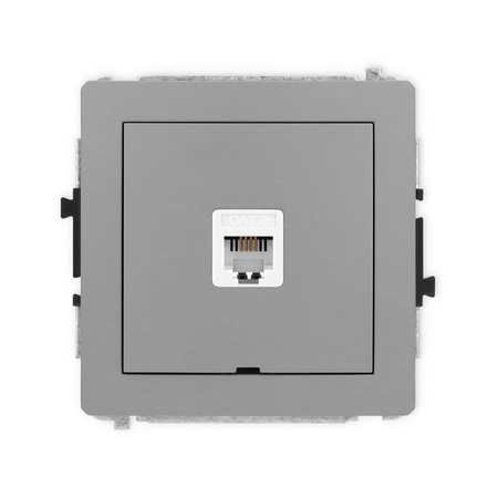 KARLIK DECO 27DGTBO-1 Gniazdo telefoniczne pojedyńcze 1xRJ11