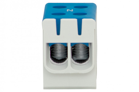 F-ELEKTRO F2.0294 LZ Listwa zaciskowa w korpusie ZU 1-torowa 2x50/2x50mm2-niebieska