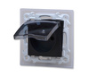 Ospel szafir gph-1zz/m/33/d gniazdo bryzgoszczelne z uziemieniem ip44