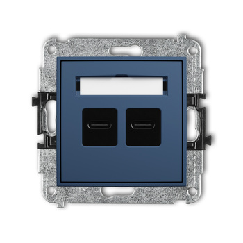 KARLIK ICON 64ICUSB-7 Mechanizm ładowarki USB podwójnej 2xUSB C, 20W max.