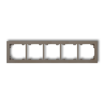 KARLIK DECO 49DR-5 Ramka uniwersalna pięciokrotna z tworzywa DECO Pastel Matt