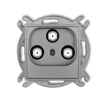 KARLIK ICON 7IGMU  Gniazdo multimedialne 3F DATA (UPC)