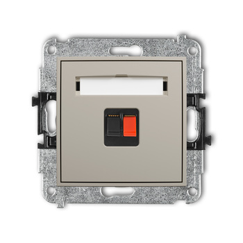 KARLIK ICON 60IGG-1 Mechanizm gniazda głośnikowego pojedynczego