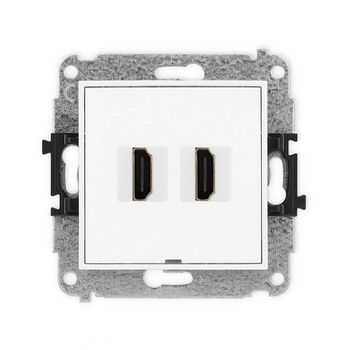 KARLIK MINI MHDMIBO-4 Gniazdo podwójne HDMI 2.0