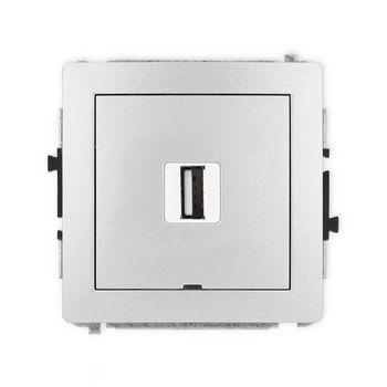 KARLIK DECO 7DGUSBBO-1  Gniazdo pojedyńcze  USB A-A 2.0