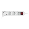 Plastrol Przedłużacz z czterokrotnym gniazdem ECO 4X2p+Z 10A 3m W-97493