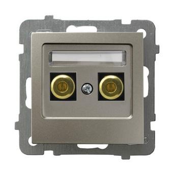 Ospel as GGN-1G/m/45 Gniazdo głośnikowe pojedyncze