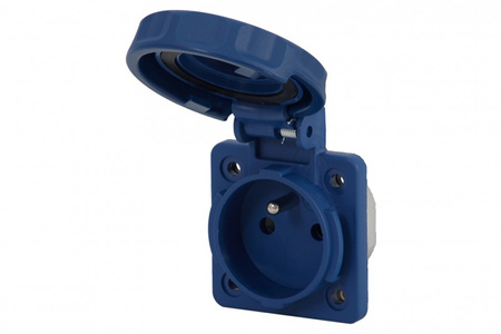 F-ELEKTRO F6.0033  Gniazdo tablicowe 16A 250V 2P+Z  IP67