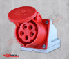Pce 115-6k gniazdo naścienne 16a 4p+z pce ip44 16a 400v