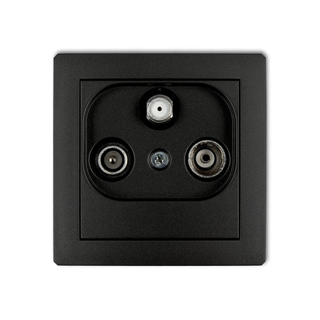 KARLIK DECO 12DGSP  Gniazdo abonenckie RTV-SAT przelotowego 10dB