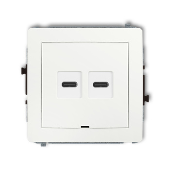 KARLIK DECO 25DCUSBBO-7  Ładowarka USB podwójna  2xUSB C