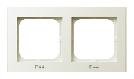 OSPEL SONATA RH-2R/27 Ramka podwójna do łączników IP-44