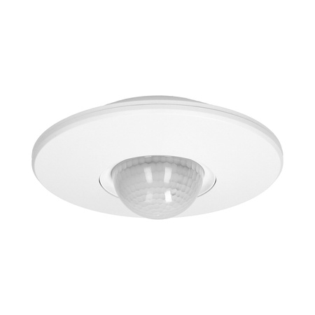 Czujnik ruchu i obecności 360 st. IP20, 2000W, 3 sensory, regulacja zasięgu Ø3m-20m, biały