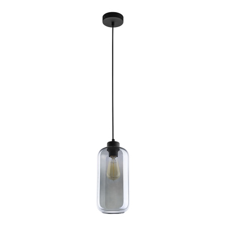 LAZIO 1P, lampa wisząca, E27  max.15W, czarna