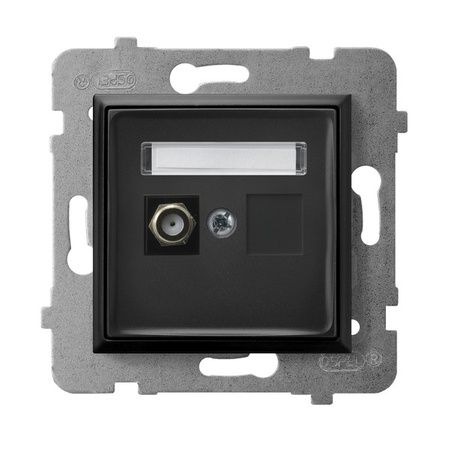 Ospel aria GPA-1UF/m/33 Gniazdo antenowe typu F pojedyncze