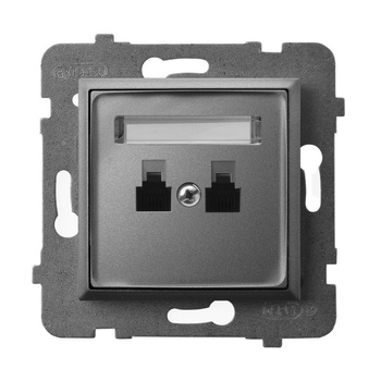 Ospel aria GPT-2UN/m/70 Gniazdo telefoniczne podwójne niezależne